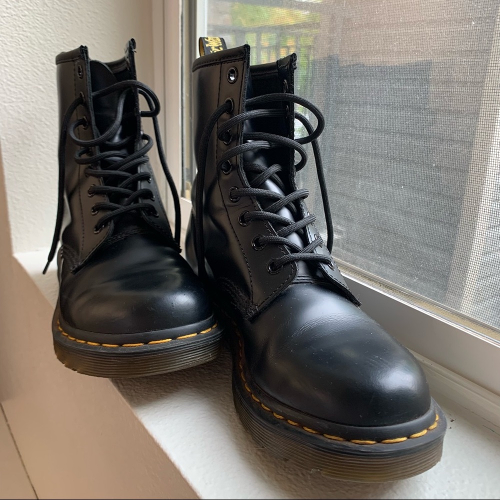 Black Dr. Marten Boots